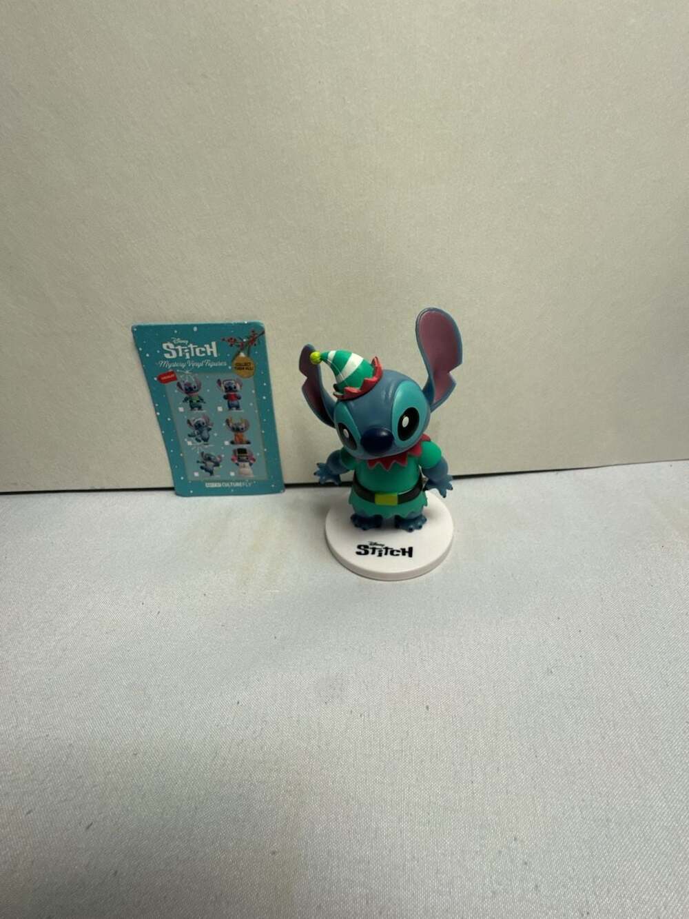 Disney CultureFly Stitch Holiday Elf Mystery Vinyl Figure